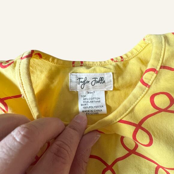 Taylor Joelle Sleeveless Jessie Toy Story Dress Crinoline Skirt Cowgirl Size 7 - Picture 5 of 12